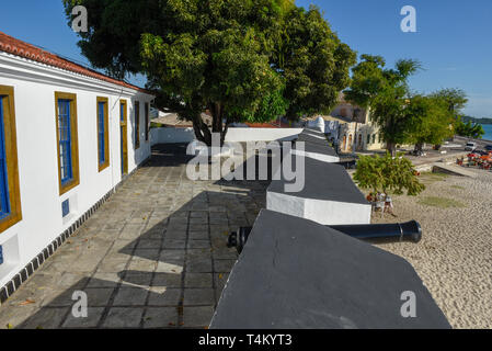 Insel Itaparica, Brasilien - 4. Februar 2019: fort von der Insel Itaparica Brasilien Stockfoto