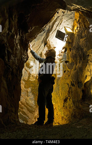 Cüceler Tropfsteinhöhle, in der Nähe von Demirtas, Provinz Antalya, Türkei Stockfoto