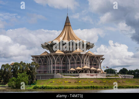 Die neue Sarawak Legislative Assembly Building Stockfoto