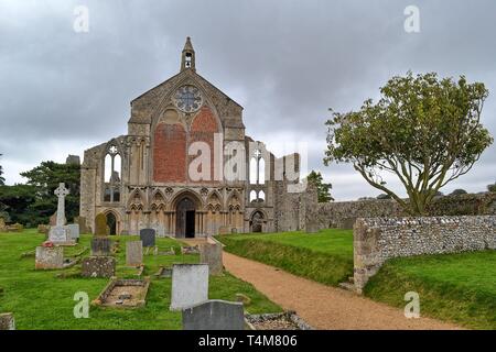 Binham Priorat, Norfolk, Großbritannien Stockfoto