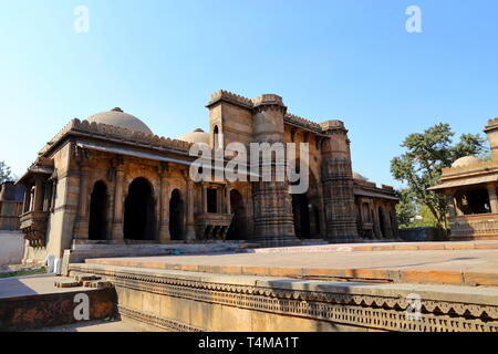 Hazrat Harir RA Masjid in Ahmedabad im indischen Bundesstaat Gujarat Stockfoto