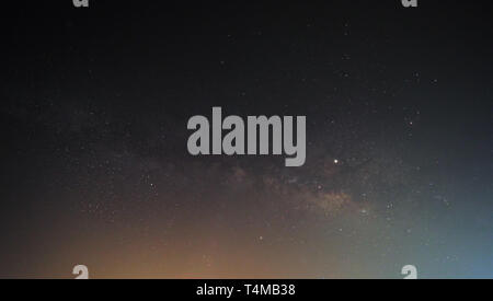 Astronomie Foto der Milchstraße in Thailand Stockfoto
