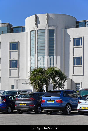 Das Midland Hotel, Marine Drive, Morecambe, Lancashire, England, Vereinigtes Königreich, Europa. Stockfoto