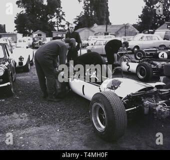 1960 s, historischen Motorsport Rennstrecke im Crystal Palace in London, London, England, Vereinigtes Königreich, Stockfoto