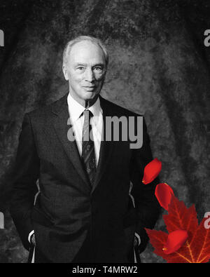 Eine klassische Schwarz-Weiß-Porträt während Pierre Trudeau ist Zeit als Premierminister. Stockfoto