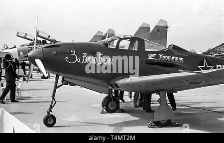 WWII Flugzeuge. Die erste internationale Aerosalon MAKS '93 Stockfoto