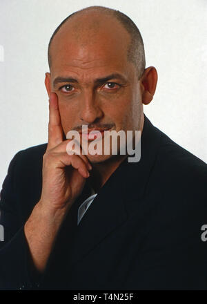 Leon Boden, deutscher Wis, Synchronsprecher und Horsemanship, Deutschland 1999. Deutsche Schauspieler, Regisseur und Schauspieler Leon Boden, Deutschland 1999. Stockfoto