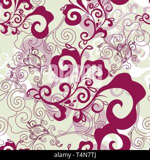Violett nahtlose Vektor Textur mit abstrakten Muster Stock Vektor