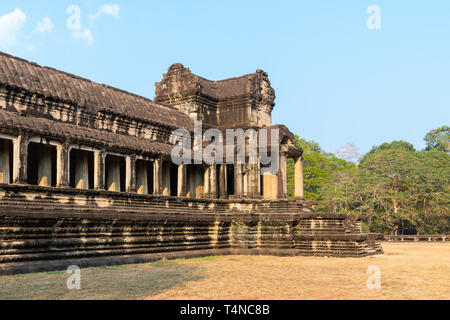 Tempel von Angkor Wat, Siem Reap, Kambodscha. Weltkulturerbe der UNESCO Stockfoto