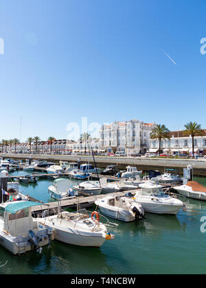 Marina de Vila Real de Santo António, Algarve, Portugal Stockfoto