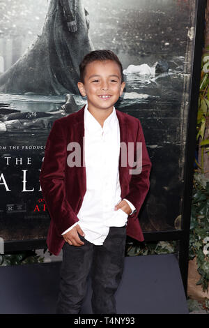 April 15, 2019 - Los Angeles, CA, USA - LOS ANGELES - APR 15: Oliver Alexander an der ' ' Der Fluch von La Llorona'' Premiere auf der Egyptian Theatre am 15. April 2019 in Los Angeles, CA (Credit Bild: © Kay Blake/ZUMA Draht) Stockfoto