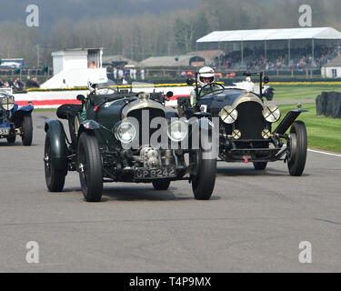 Martin Overington, Bentley 4 ½ Liter Gebläse, Gareth Graham, Bentley Speed Modell, John Duff Trophäe, Vintage Sports Racing Cars vor 1930, 77 Mitglieder M Stockfoto