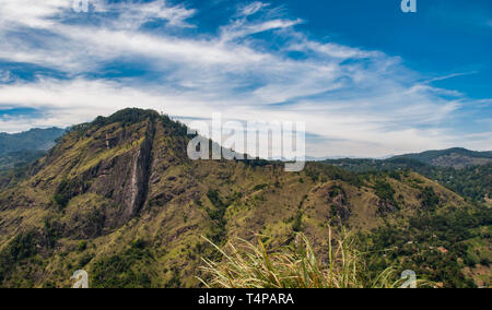 Anzeigen von Little Adam's Peak in Ella in Sri Lanka Stockfoto