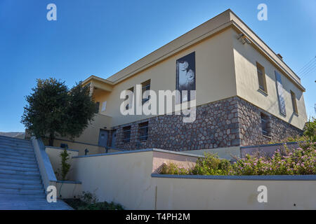 Das archäologische Museum in Neapolis. Eindrucksvolle Sammlung von Artefakten umfasst Funde aus der Halbinsel, auf der Denison sitzt (Malea Halbinsel) Stockfoto