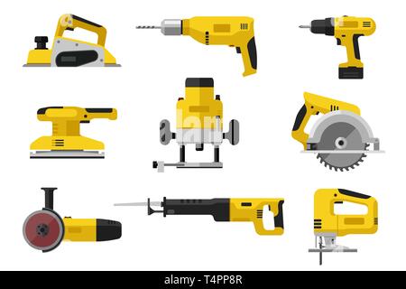 Power Tools Stock Vektor