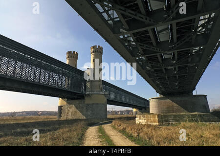 # # # Lisewski oldBridge Tczew Stockfoto