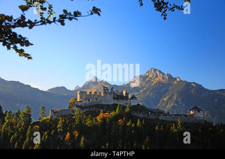 Burg Ehrenberg in Reutte, Tirol, Österreich, Europa ruinieren Stockfoto