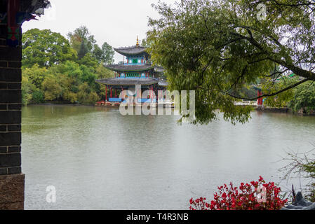 Pool des Schwarzen Drachens in Lijiang, Yunnan, China Stockfoto