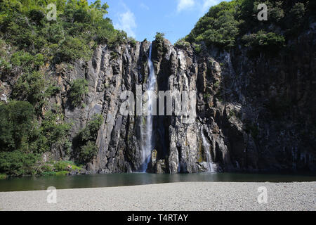 SAINTE MARIE, La Réunion, Frankreich,: Niagara fallen, Sainte Marie, La Réunion, Indischer Ozean, 23. April 2016, in Sainte Marie, Frankreich Stockfoto