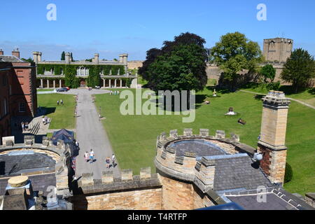 Lincoln Castle und viktorianischen Gefängnis, Lincoln, Lincolnshire, Großbritannien Stockfoto