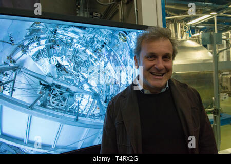 Assergi (L'Aquila), INFN Labor für Untersuchungen von sub-Kern- und Astrophysik. Marcello Messina, Xenon darkmatter Projekt Manager. Stockfoto