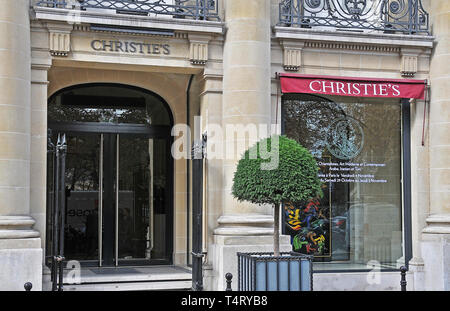 Christie's Galerie, Paris, Frankreich Stockfoto