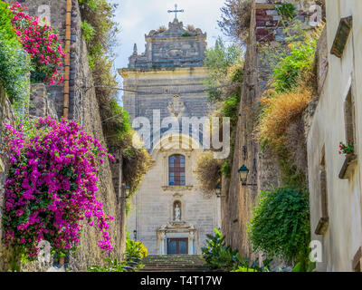 Kathedrale von San Bartolomeo in Lipari, Äolische Inseln, Italien Stockfoto