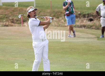 Paris, Frankreich, 05.Juli 2015: Victor Dubuisson (fra) Während der dritten Runde der French Open, europäischen Golftour, Juli 05, 2015 Am Golf Stockfoto