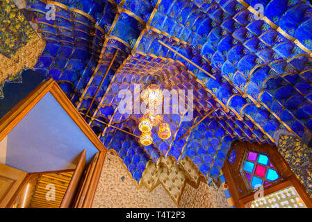 Casa Vicens, ein Museum in Barcelona, Spanien Stockfoto