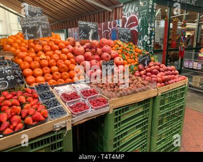 Obst in naschmarkt Flohmarkt Stockfoto