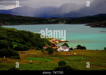 Loch Torridon, Loch Meeresarm, Schottland, Highlands, Großbritannien, Großbritannien, Europa Stockfoto
