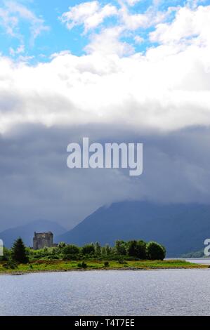 Eileen Donan Castle der Clan Macrae, Loch Duich in Dornie, Scottish Highlands, Schottland, Europa Stockfoto