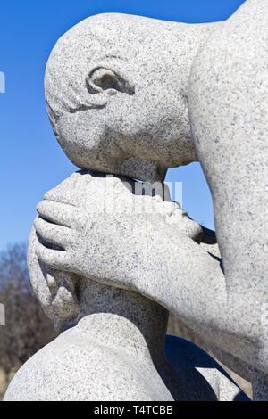 Skulpturen, Frogner Park, Oslo, Norwegen, Europa Stockfoto