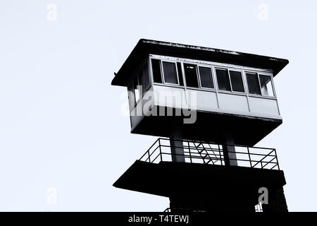 Abstrakte Architektur Bild, schwarzen und weißen Farbtönen Stockfoto