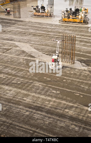 Gründung einer neuen Wohngebäude Komplex Stockfoto
