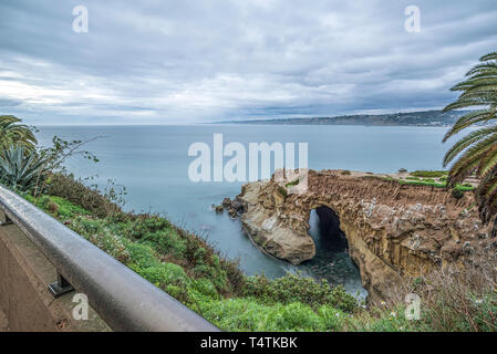 Wintermorgen in La Jolla, Kalifornien. Stockfoto