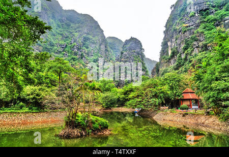 Hängen Mua Sicht in einer landschaftlich reizvollen Gegend in der Nähe von Trang Ninh Binh, Vietnam Stockfoto