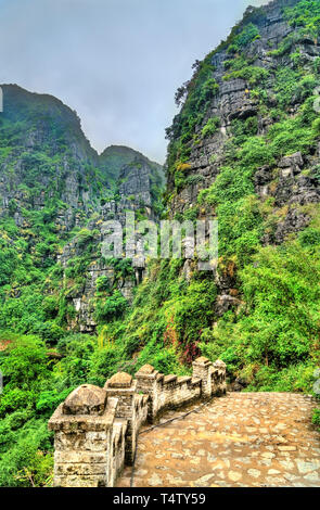 Hängen Mua Sicht in einer landschaftlich reizvollen Gegend in der Nähe von Trang Ninh Binh, Vietnam Stockfoto