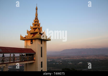 Eine der eindrucksvollsten Länder, die ich bereist haben. Myanmar grenzt China, Laos und Thailand Stockfoto