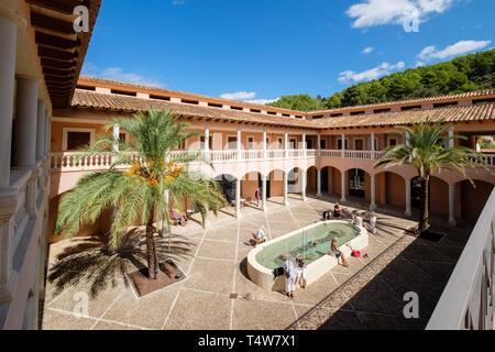 CCA Andratx Centro de Arte, Andratx, Sur de la Sierra de Tramuntana, Mallorca, Balearen, Spanien. Stockfoto