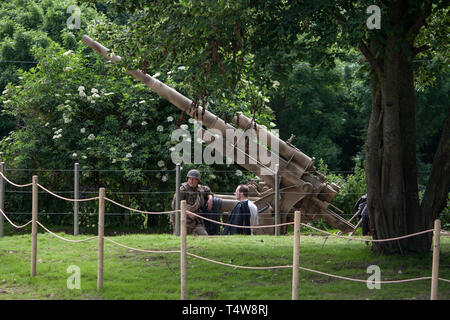 Weltkrieg zwei D-Day Jubiläum Gedenkfeiern, Normandie Frankreich Stockfoto