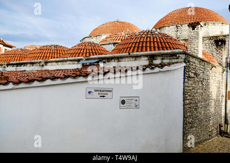 Typisch Türkisches Hamam Bad Gebäude in Safranbolu, Türkei Stockfoto