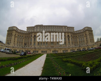 Das rumänische Parlament Stockfoto