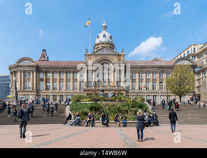 Der Birmingham City Council House, dem Sitz der lokalen Regierung am Victoria Square, Birmingham, West Midlands, England, Großbritannien Stockfoto