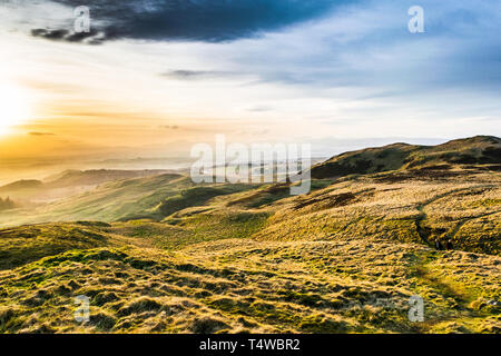 Schloss Gesetz, eine Siedlung aus der Eisenzeit. Schottische Highlands Stockfoto