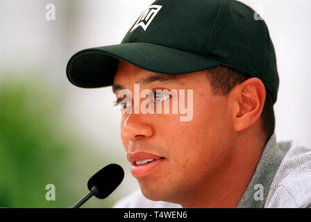 Golf Club St. Leon-Rot Deutschland 16.5.2002, Golf Deutsche Bank/SAP Open, Morgens --- Tiger Woods (USA) Stockfoto