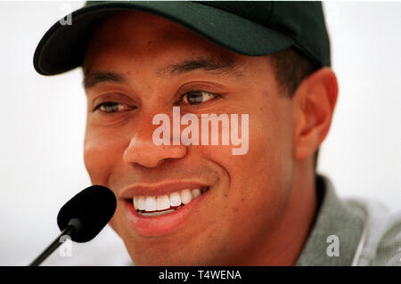 Golf Club St. Leon-Rot Deutschland 16.5.2002, Golf Deutsche Bank/SAP Open, Morgens --- Tiger Woods (USA) Stockfoto