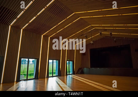 Die auboranges Städtische Gebäude in der Schweiz Stockfoto