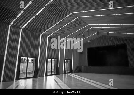 Die auboranges Städtische Gebäude in der Schweiz Stockfoto