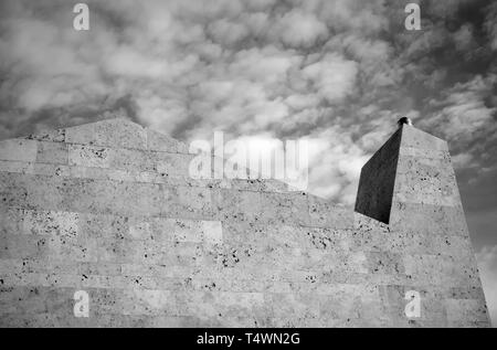 Die auboranges Städtische Gebäude in der Schweiz Stockfoto